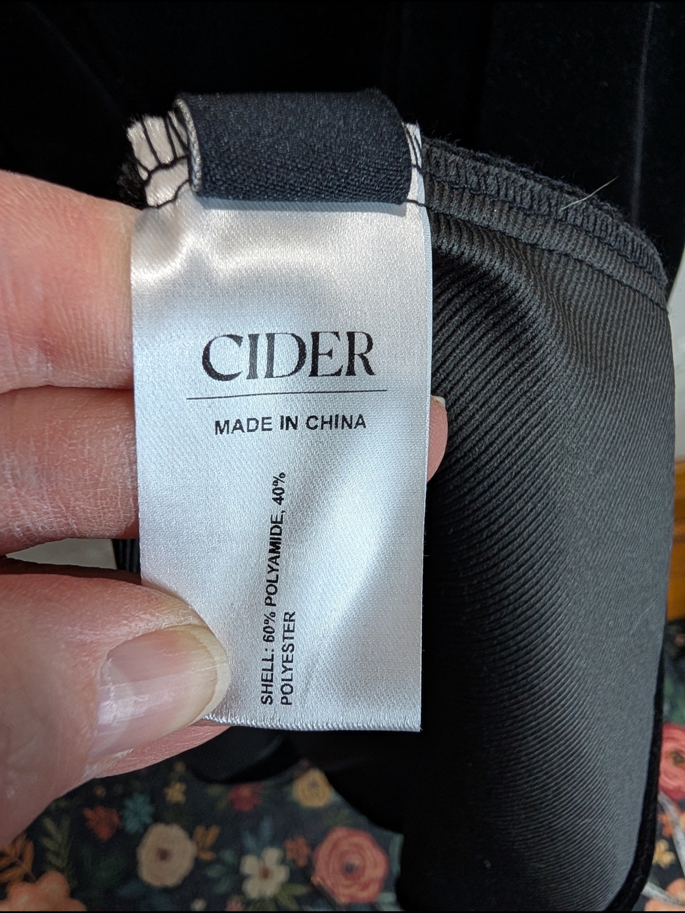 Cider Black Velvet Midi Party Dress with Back Bow NWT PTP: 19.5, L: 47.5 - Picture 10 of 11